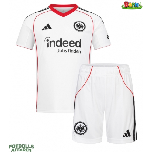 Eintracht Frankfurt Bortaställ Barn 2025-26 Kortärmad (+ Korta byxor)